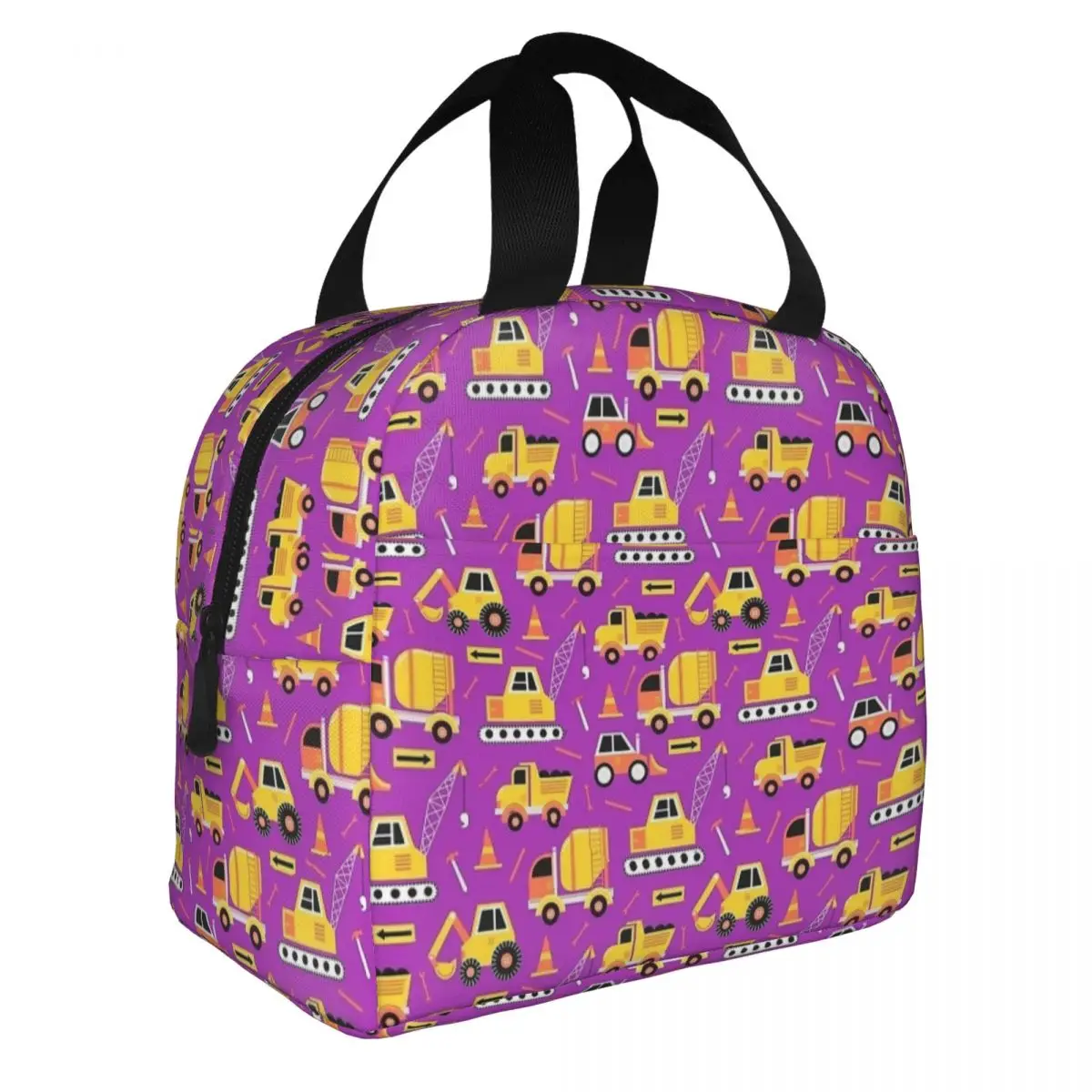 Construction Truck On Bright Purple Insulated Lunch Bag Cooler Bag Reusable Portable Tote Lunch Box Food Storage Bags Outdoor
Construction Truck On Bright Purple Insulated Lunch Bag Cooler Bag Reusable Portable Tote Lunch Box Food Storage Bags Outdoor