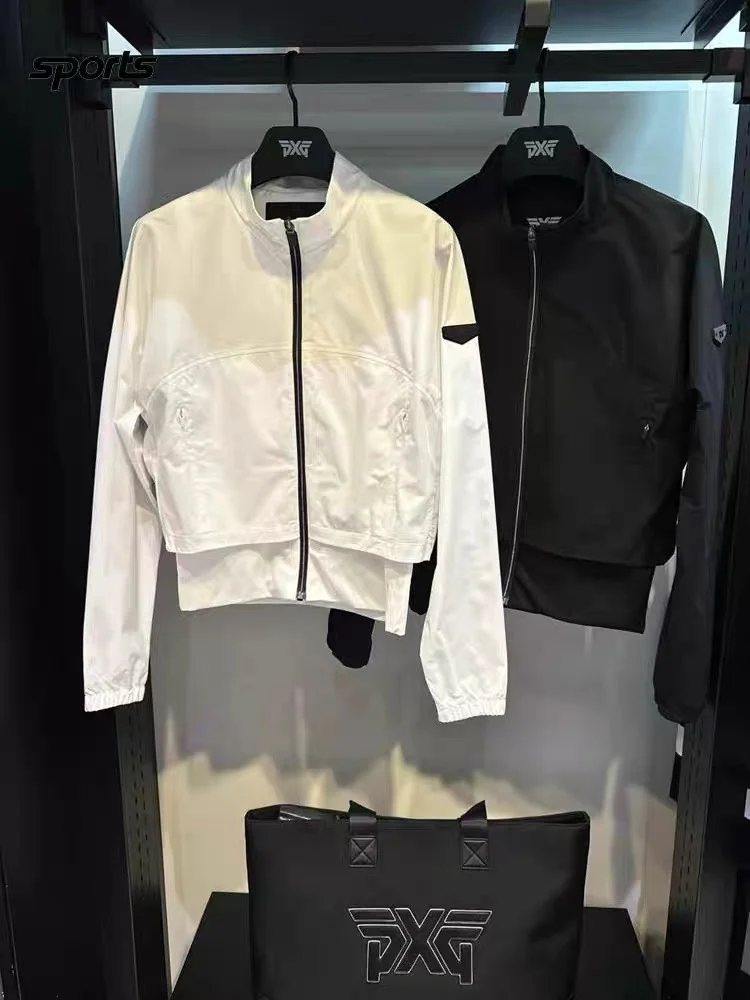 Women's New Golf Apparel: Zipper Stand Collar Casual Waist-Tucked Windbreaker
Women's New Golf Apparel: Zipper Stand Collar Casual Waist-Tucked Windbreaker