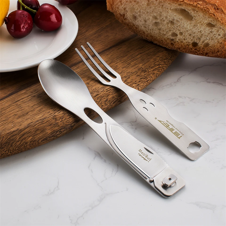 Tonife Outdoor Camping Portable Fork Knife Tableware Tools Stainless Steel 3 in1 Multi-Function Folding Spoon&Fork Knife Travel
Tonife Outdoor Camping Portable Fork Knife Tableware Tools Stainless Steel 3 in1 Multi-Function Folding Spoon&Fork Knife Travel