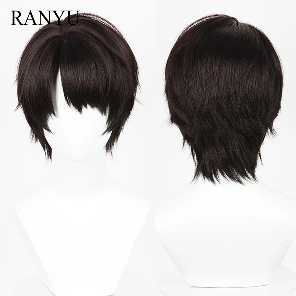 Short Straight Black Brown Synthetic Wig with Bangs Anime Game Cosplay Fluffy Heat Resistant Wig for Daily Party
Short Straight Black Brown Synthetic Wig with Bangs Anime Game Cosplay Fluffy Heat Resistant Wig for Daily Party