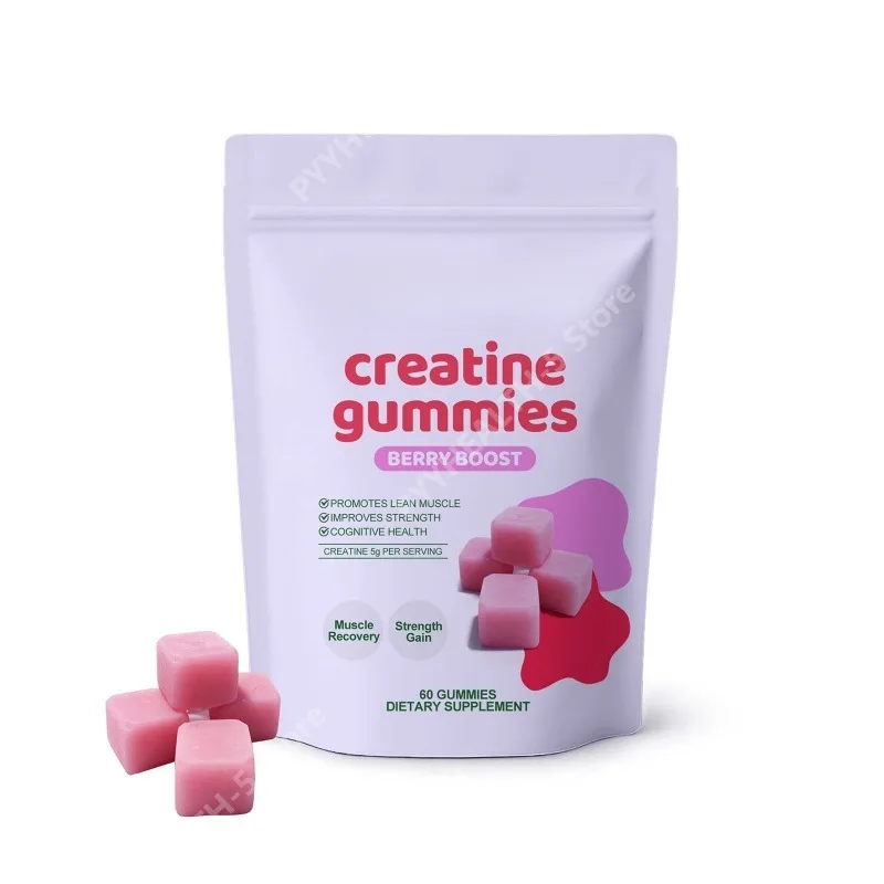 Creatine Gummies Chewable Gummy Supplement for Daily Support, Serving 3 Gummies, Total 60 Gummies
Creatine Gummies Chewable Gummy Supplement for Daily Support, Serving 3 Gummies, Total 60 Gummies