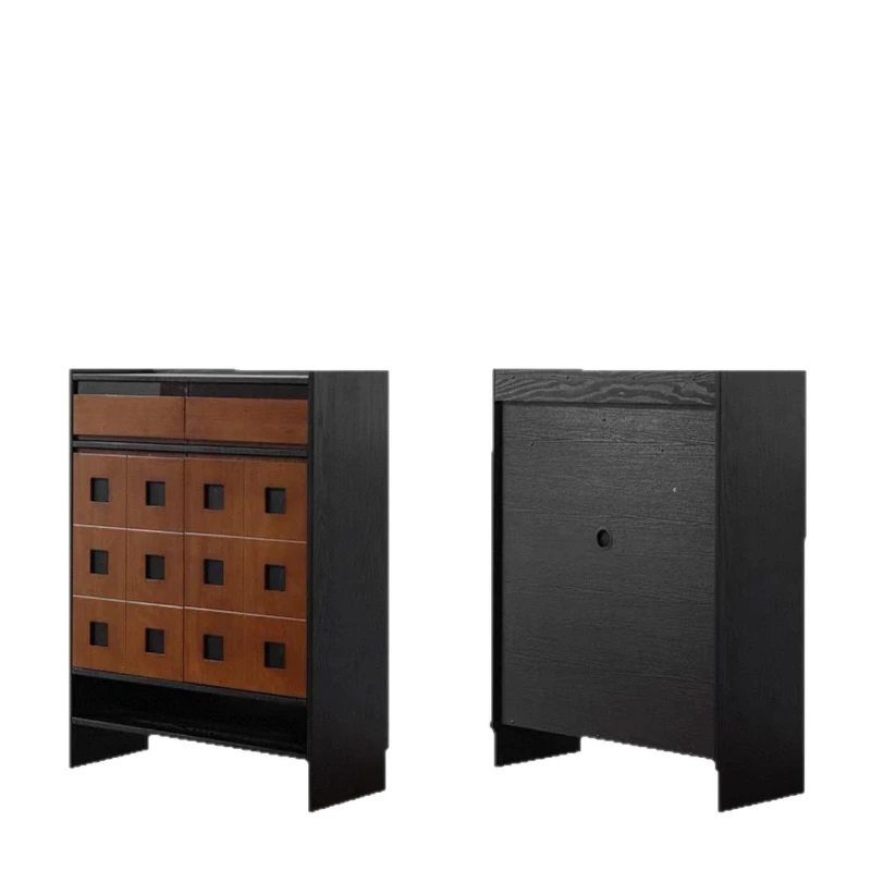 Solid wood antique shoe cabinet, home entrance entrance integrated with wall storage locker
Solid wood antique shoe cabinet, home entrance entrance integrated with wall storage locker