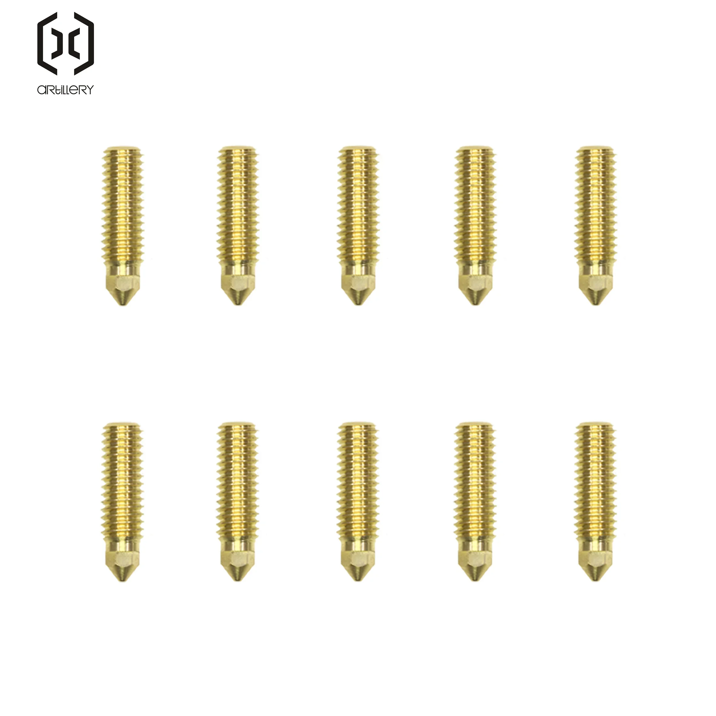 ARTILLERY 0.4mm Brass Nozzle Kit Set for SidewinderX3/X4 Series 3D Printer High-Quality Replacement Part
ARTILLERY 0.4mm Brass Nozzle Kit Set for SidewinderX3/X4 Series 3D Printer High-Quality Replacement Part