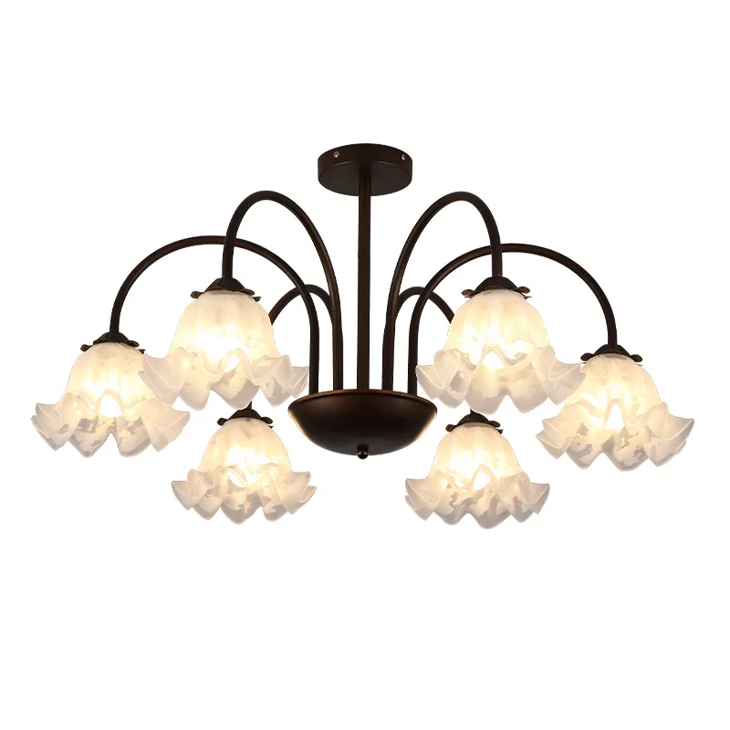 Living room chandelier, Zhongshan lamps, creative Internet celebrity lily of the valley flowers, retro countryside, pastoral
Living room chandelier, Zhongshan lamps, creative Internet celebrity lily of the valley flowers, retro countryside, pastoral