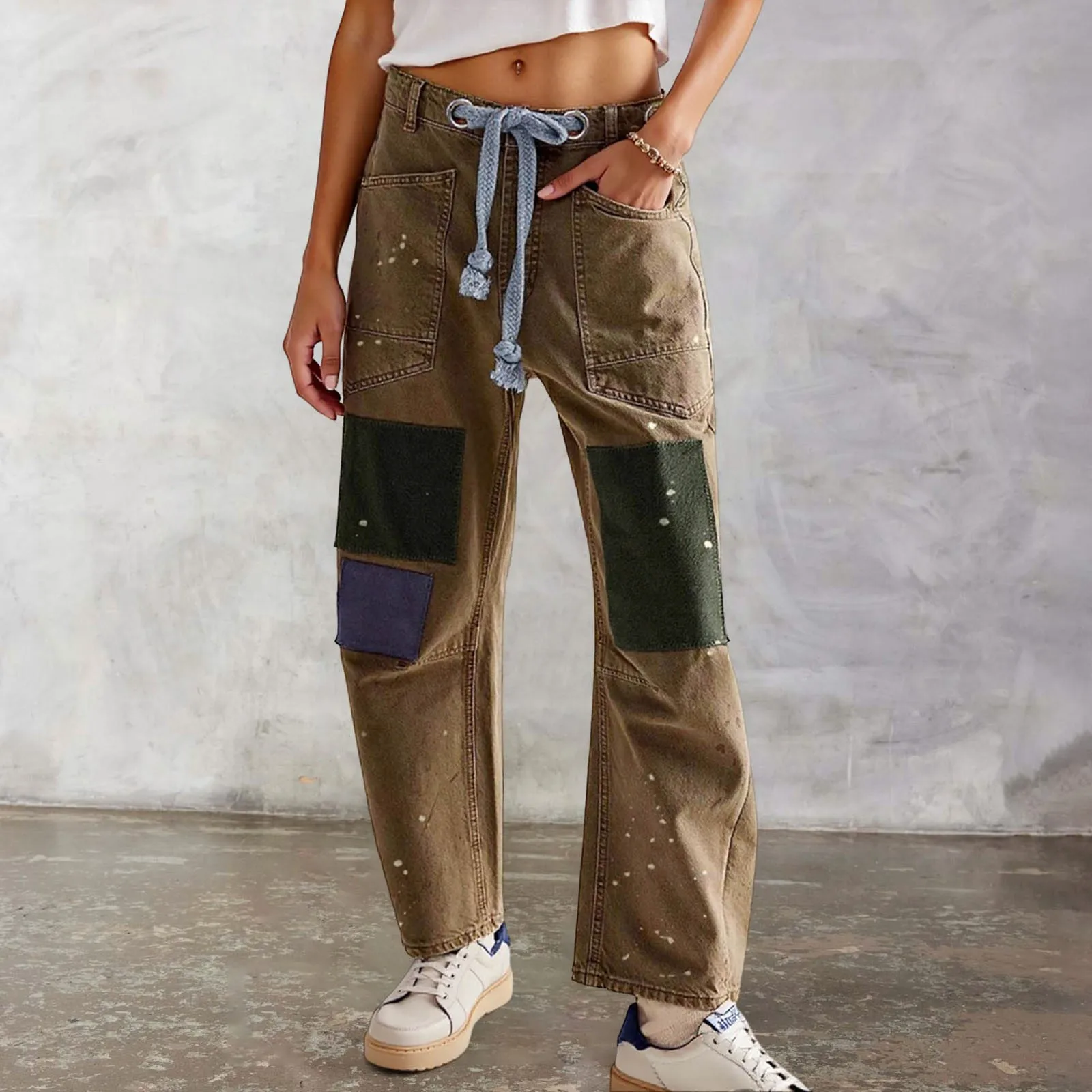 Streetwear Vintage Loose Jeans Women Y2k Fashion High Waist Spliced Wide Leg Pants 2025 New Casual Baggy Straight Jeans
Streetwear Vintage Loose Jeans Women Y2k Fashion High Waist Spliced Wide Leg Pants 2025 New Casual Baggy Straight Jeans