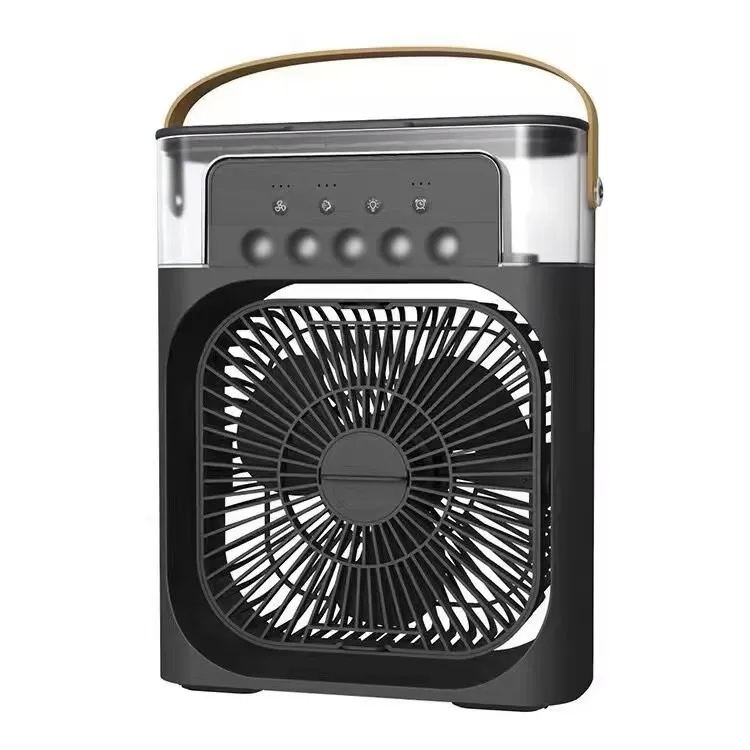 New 3 In 1 Mini Air Cooler LED Night Light Humidifier Portable Cooling Device Desktop Home Office Refreshing Practical Appliance
New 3 In 1 Mini Air Cooler LED Night Light Humidifier Portable Cooling Device Desktop Home Office Refreshing Practical Appliance
