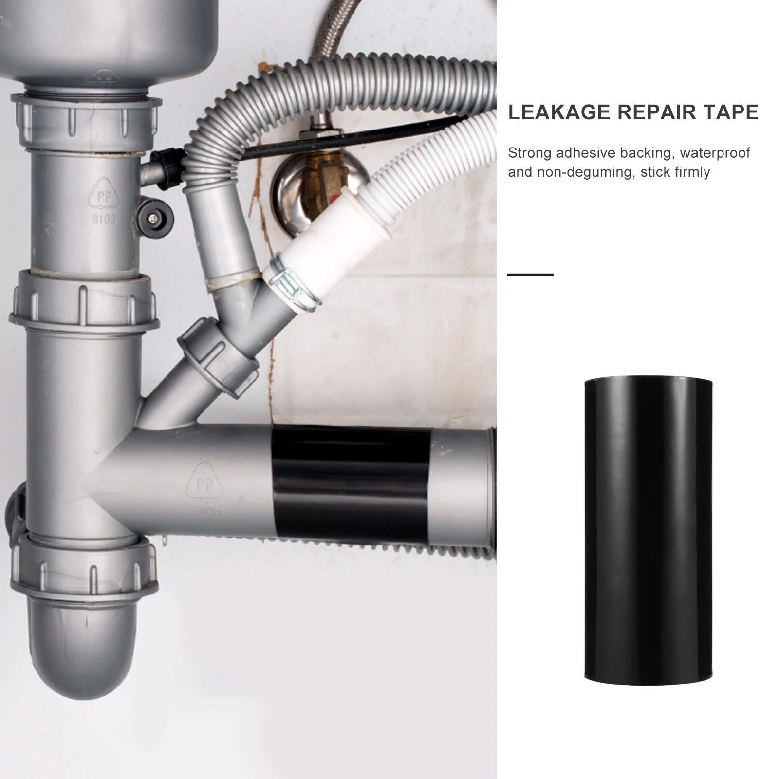 Outdoor Leakage Repair Waterproof Tape Strong Adhesive Sealing Mending Easy Installation No Curling Leakage Repair Tape
Outdoor Leakage Repair Waterproof Tape Strong Adhesive Sealing Mending Easy Installation No Curling Leakage Repair Tape