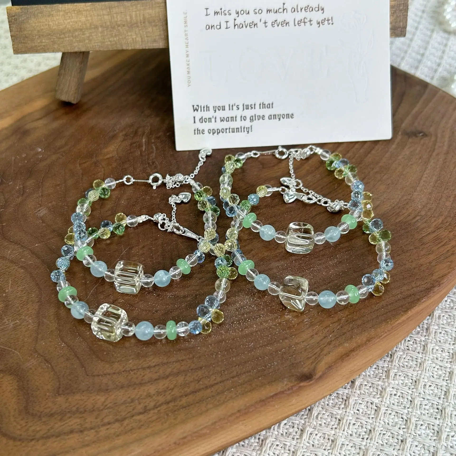 2026 Summer Multicolor Crystal Beaded Bracelet Women Elegant Adjustable Bangle Handmade Natural Stone Party Jewelry Accessory
2026 Summer Multicolor Crystal Beaded Bracelet Women Elegant Adjustable Bangle Handmade Natural Stone Party Jewelry Accessory