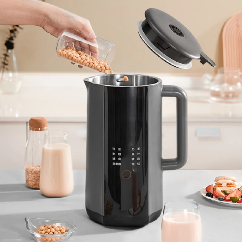 Soymilk Machine Mini 1L Wall-breaking Filter-free Multi-function Wall-breaking Machine Household Automatic D562
Soymilk Machine Mini 1L Wall-breaking Filter-free Multi-function Wall-breaking Machine Household Automatic D562