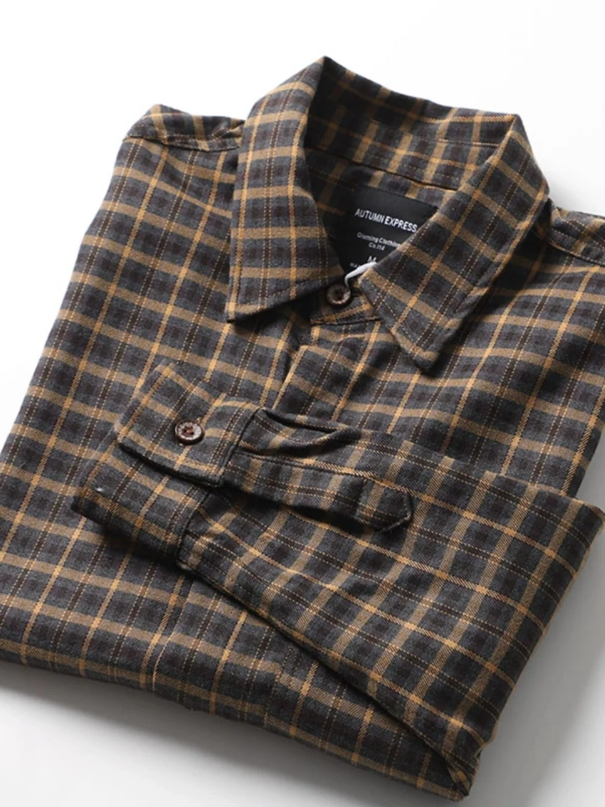 Retro Washed Plaid Long Sleeve Button up Shirt Men's Spring Fashion Outerwear Standard Fit Youth Standard Plaid Shirt
Retro Washed Plaid Long Sleeve Button up Shirt Men's Spring Fashion Outerwear Standard Fit Youth Standard Plaid Shirt