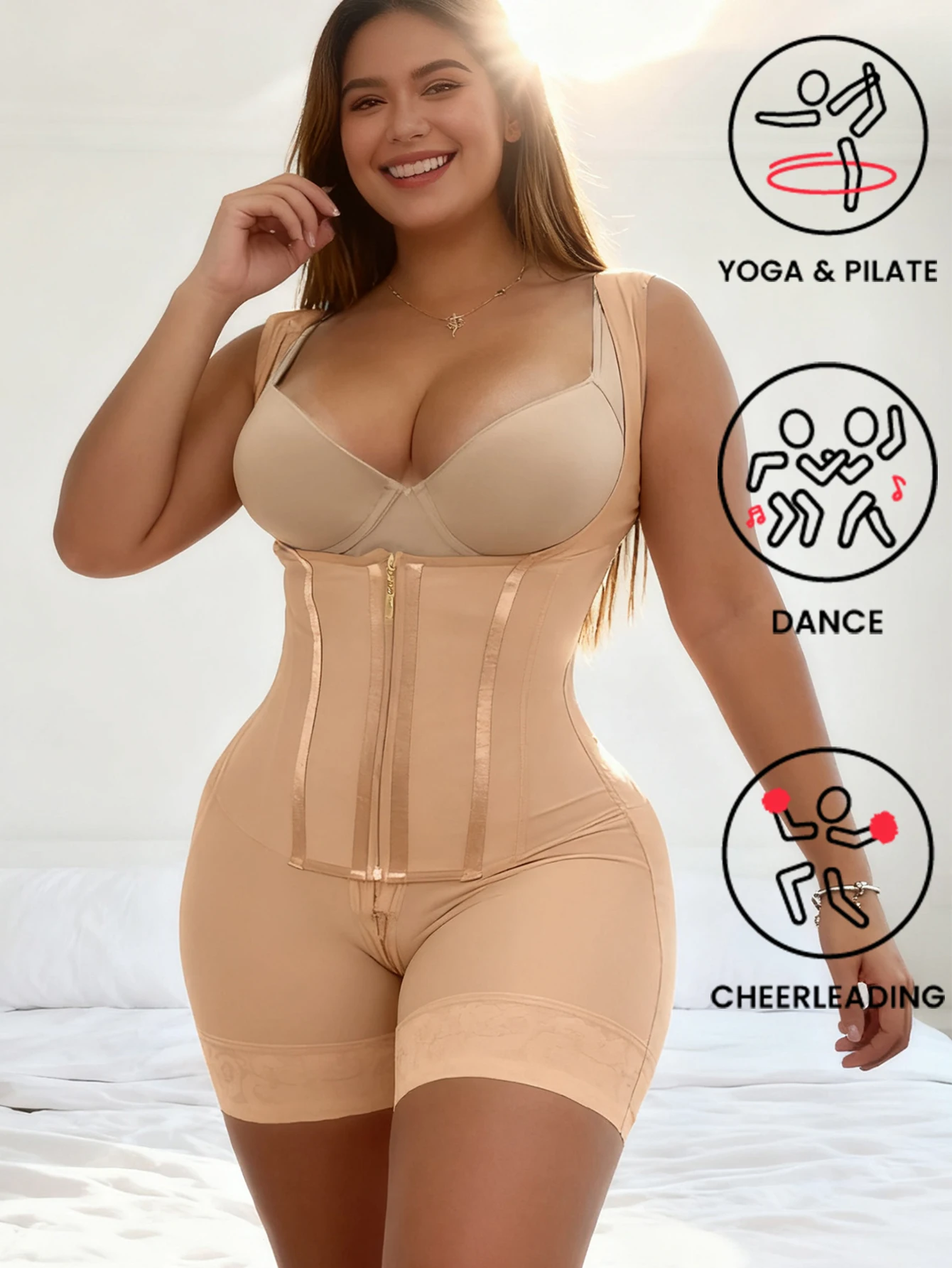 High Compression Postpartum Shapewear - Women's Colombia Waist Trainer Girdle for Belly Flat & Abdomen Control
High Compression Postpartum Shapewear - Women's Colombia Waist Trainer Girdle for Belly Flat & Abdomen Control