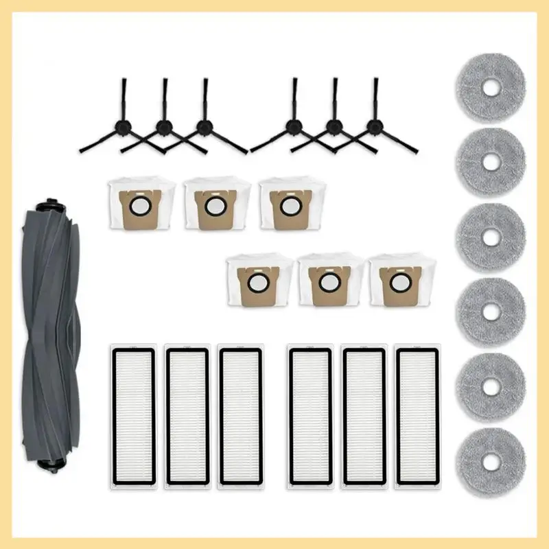 For Xiaomi Dreame L30 Ultra Parts Accessories Main Side Brush Hepa Filter Mop Pad Dust Bag
For Xiaomi Dreame L30 Ultra Parts Accessories Main Side Brush Hepa Filter Mop Pad Dust Bag