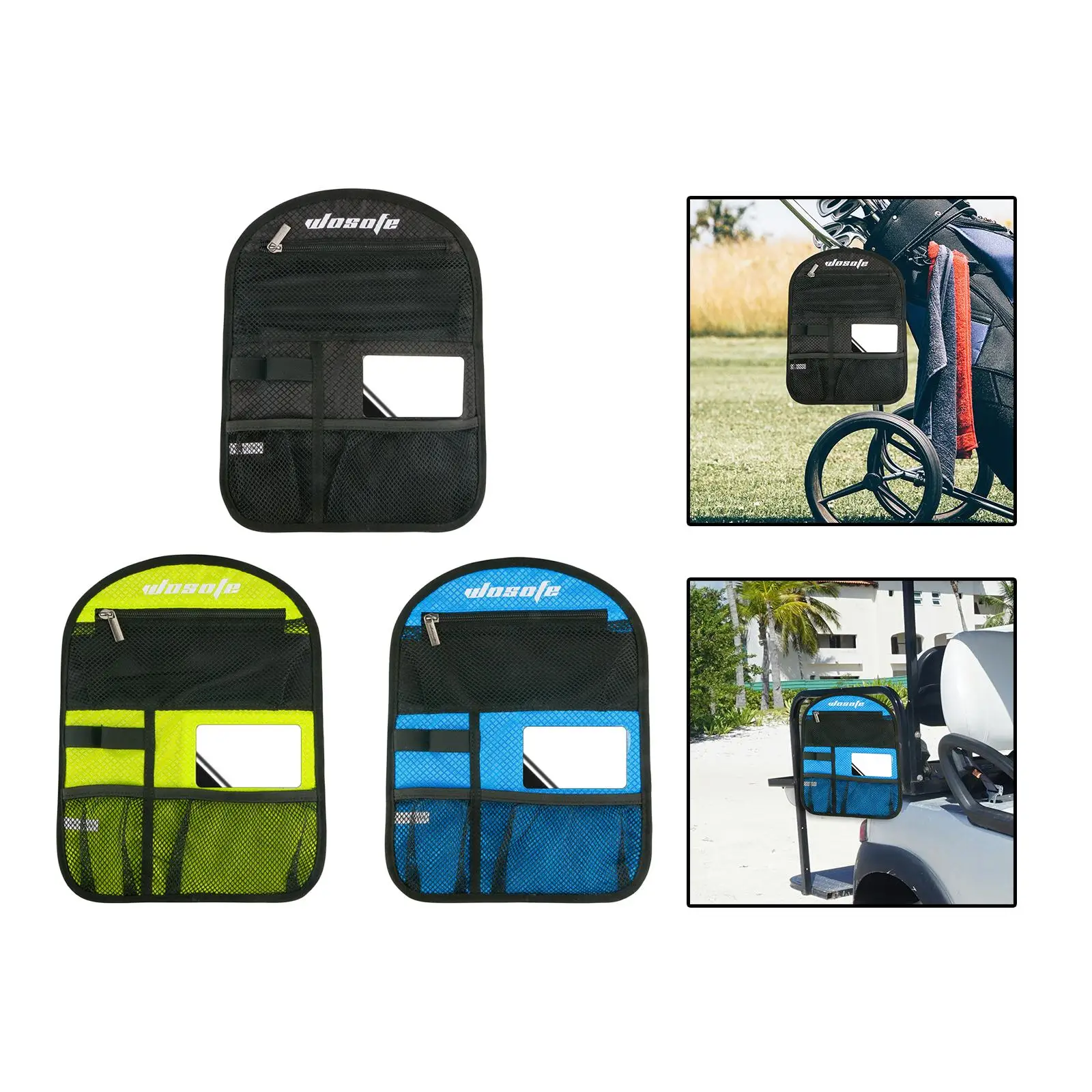 Golf Cart Bag, Golf Ball Bag Pouch, Storage Bag Zippered Organizer with Tee Holder for Outdoor Sports Training
Golf Cart Bag, Golf Ball Bag Pouch, Storage Bag Zippered Organizer with Tee Holder for Outdoor Sports Training