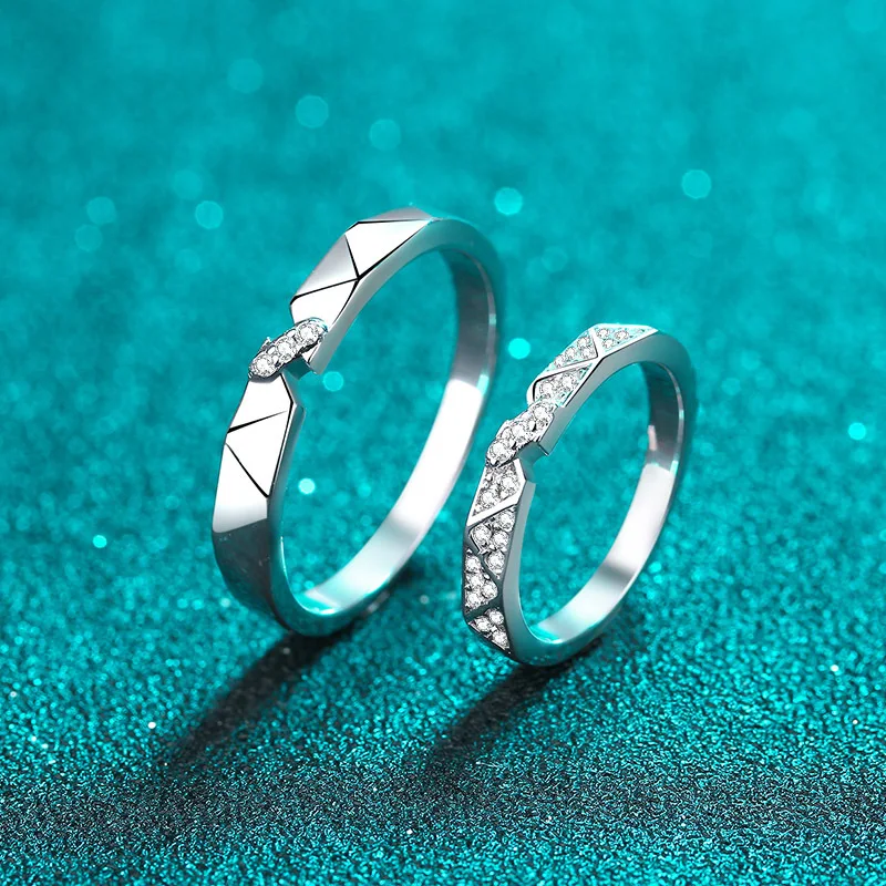 The New 925 Sterling Silver for Couple Rings Moissanite Stone Eternity band Pt950 Gold Wedding Ring Jewelry as Gift for Love Day
The New 925 Sterling Silver for Couple Rings Moissanite Stone Eternity band Pt950 Gold Wedding Ring Jewelry as Gift for Love Day