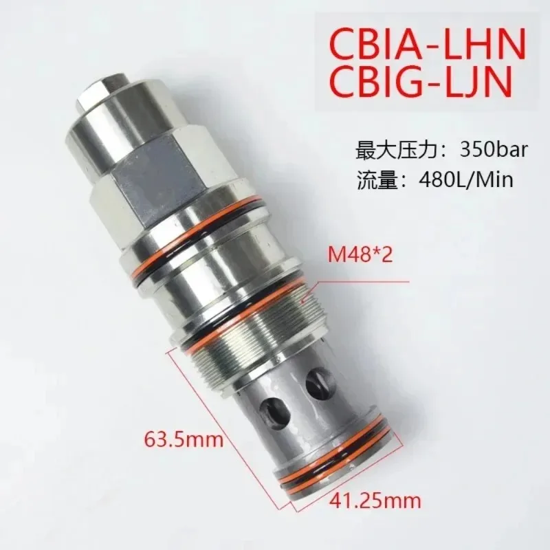 Counterbalance valve Threaded cartridge balance valve CBIA-LHN CBIG-LJN 480L
Counterbalance valve Threaded cartridge balance valve CBIA-LHN CBIG-LJN 480L