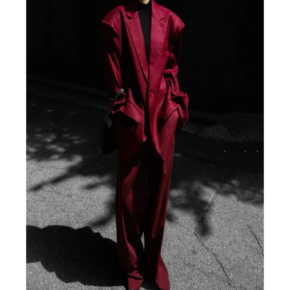Custom Made Male Chic Business Suit Single-breasted Peaked Lapel 2 Pieces(Jacket+Pants) Casual Formal Oversize Designer Men Suit
Custom Made Male Chic Business Suit Single-breasted Peaked Lapel 2 Pieces(Jacket+Pants) Casual Formal Oversize Designer Men Suit