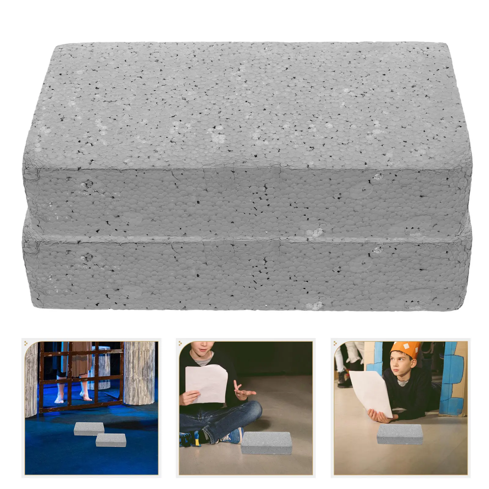 2Pcs Head Split Brick Props Jumbo Foam Soft Cardboard Bricks for Kids Creative Building Halloween Prank Fake Brick
2Pcs Head Split Brick Props Jumbo Foam Soft Cardboard Bricks for Kids Creative Building Halloween Prank Fake Brick