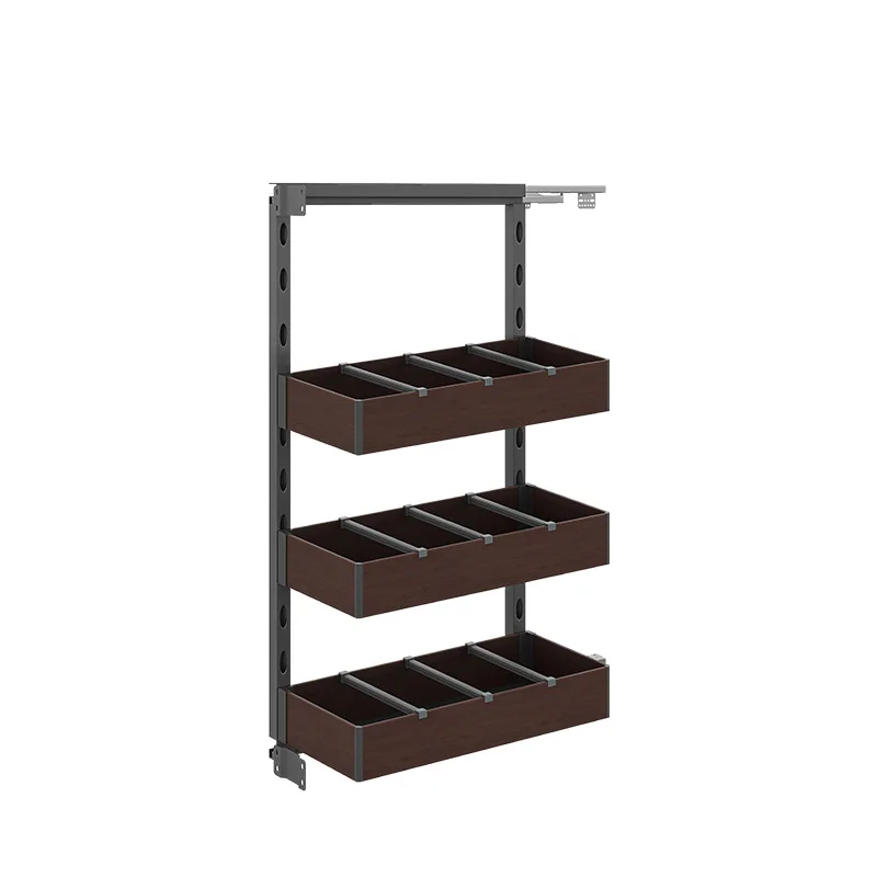 Bathroom half wall side pull basket pull cabinet drawer dry and wet separation
Bathroom half wall side pull basket pull cabinet drawer dry and wet separation