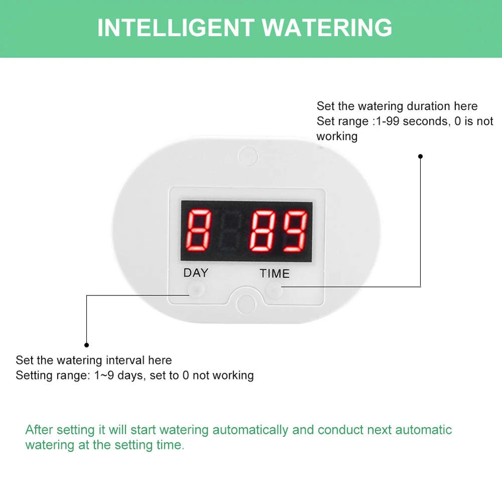 Automatic Plant Flower Watering Pump 2/8/16 Heads Pump Timer System Kit Indoor Plant Watering Device Garden Tool
Automatic Plant Flower Watering Pump 2/8/16 Heads Pump Timer System Kit Indoor Plant Watering Device Garden Tool