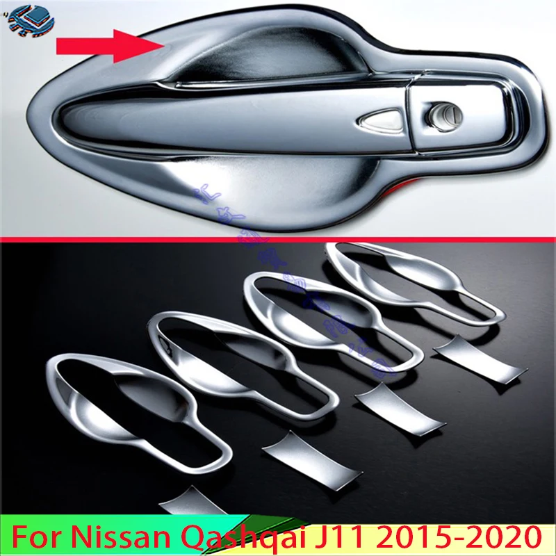 For Nissan Qashqai J11 2015-2020 Car Accessories ABS Chrome Door Handle Bowl Cover Cup Cavity Trim Insert Catch Molding Garnish
For Nissan Qashqai J11 2015-2020 Car Accessories ABS Chrome Door Handle Bowl Cover Cup Cavity Trim Insert Catch Molding Garnish