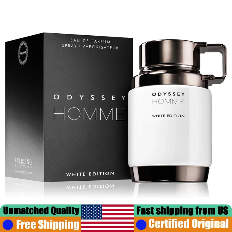 Armaf Odyssey Homme White Edition Eau de Parfum Spray 3.4 Oz Premium Men's Versatile Oriental Fougere EDP Perfume Pheromones Cologne Portable Lasting Fresh Citrus Woody Fragrance for All Occasions Everyday Wear & Gifting 100ml Original Arabic Perfumes
Armaf Odyssey Homme White Edition Eau de Parfum Spray 3.4 Oz Premium Men's Versatile Oriental Fougere EDP Perfume Pheromones Cologne Portable Lasting Fresh Citrus Woody Fragrance for All Occasions Everyday Wear & Gifting 100ml Original Arabic Perfumes
