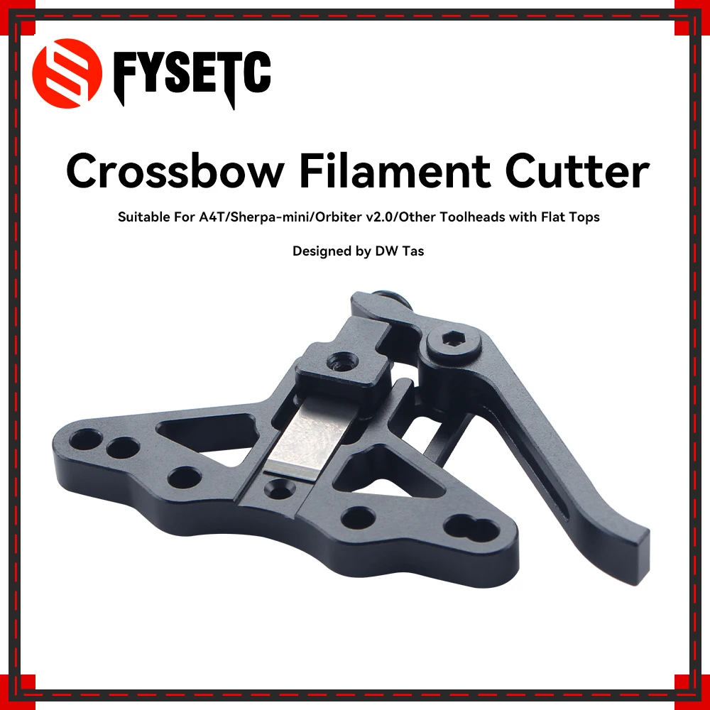 FYSETC для печатающих насадок, арбалетный резак с ЧПУ, алюминиевый для A4T/Sherpa-Mini/Oribiter v2.0/Dragon Burner
FYSETC для печатающих насадок, арбалетный резак с ЧПУ, алюминиевый для A4T/Sherpa-Mini/Oribiter v2.0/Dragon Burner