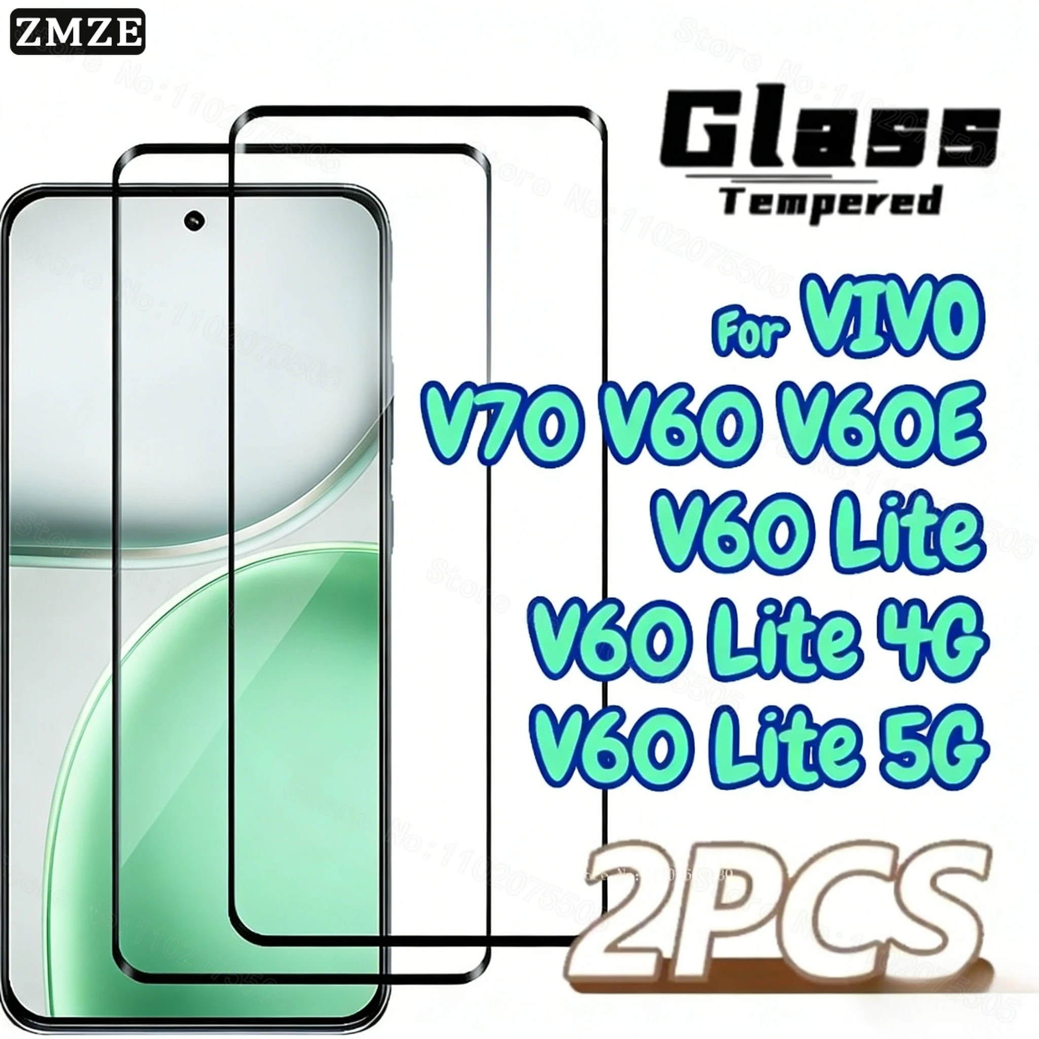 2 Pack Black Edge Screen Protectors Compatible For VIVO V60 Lite 5G V60 V60E V60 Lite 4G V70 Series 9H HD Tempered Glass Film
2 Pack Black Edge Screen Protectors Compatible For VIVO V60 Lite 5G V60 V60E V60 Lite 4G V70 Series 9H HD Tempered Glass Film