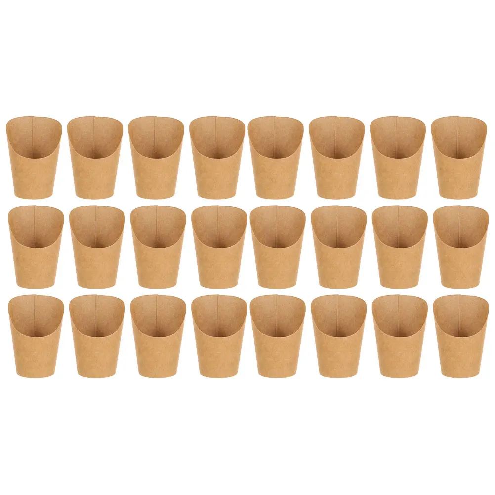 100pcs Diagonal French Fries Cup Disposable Small Containers Paper Snack Boxes Party Creative Design Lightweight Size Food
100pcs Diagonal French Fries Cup Disposable Small Containers Paper Snack Boxes Party Creative Design Lightweight Size Food