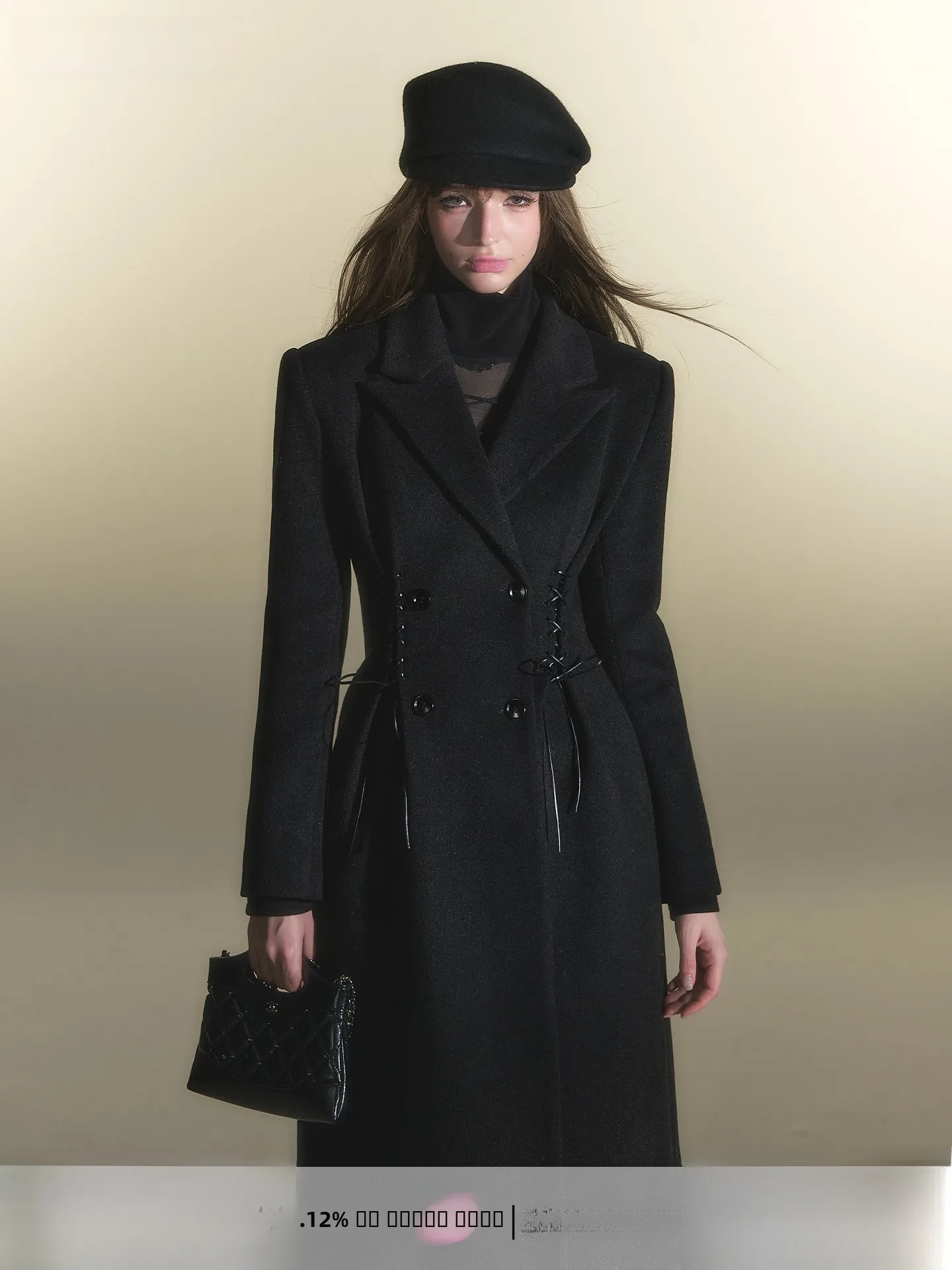 HiimDai Double-Breasted Woolen Coat with Waist-Cinching Belt Sle Ele Simple Commute Size Lady Air Super Model Hourglass...
HiimDai Double-Breasted Woolen Coat with Waist-Cinching Belt Sle Ele Simple Commute Size Lady Air Super Model Hourglass...