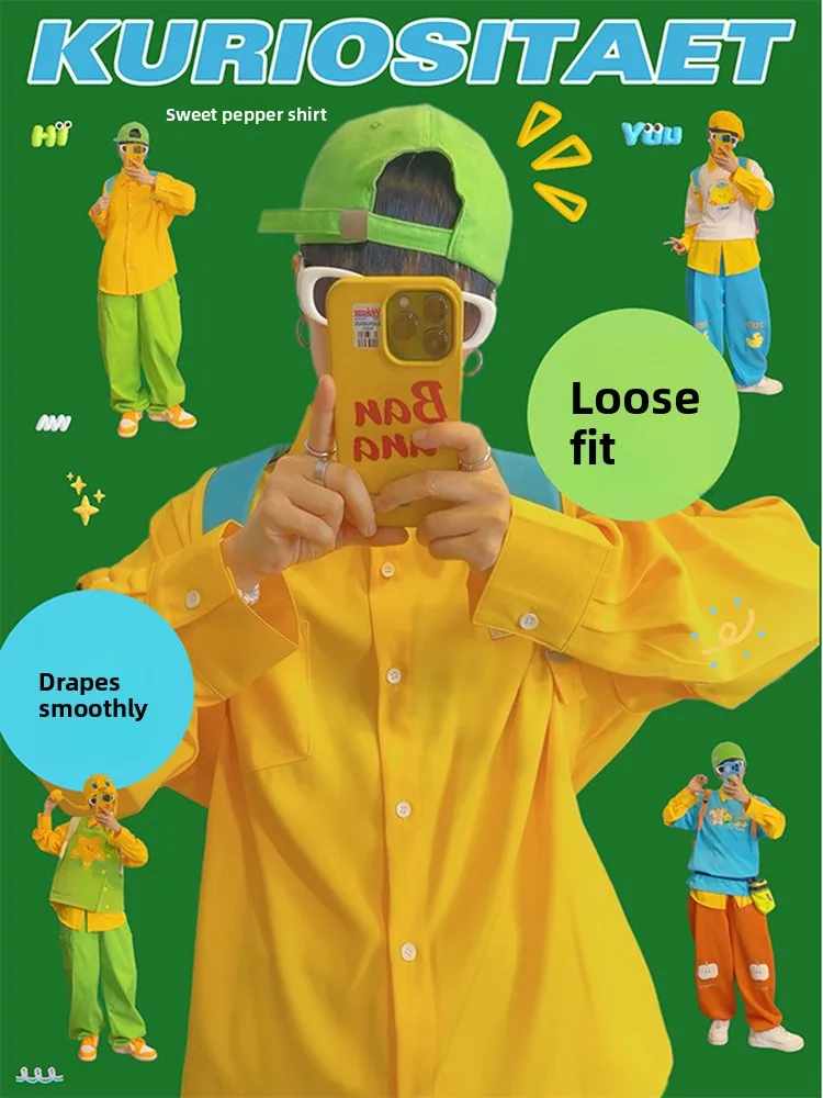 Желтый длинный све irt, свободная посадка, повседневная одежда из смеси полиэстера, антивозрастная одежда Dopane для мужчин и женщин
Желтый длинный све irt, свободная посадка, повседневная одежда из смеси полиэстера, антивозрастная одежда Dopane для мужчин и женщин