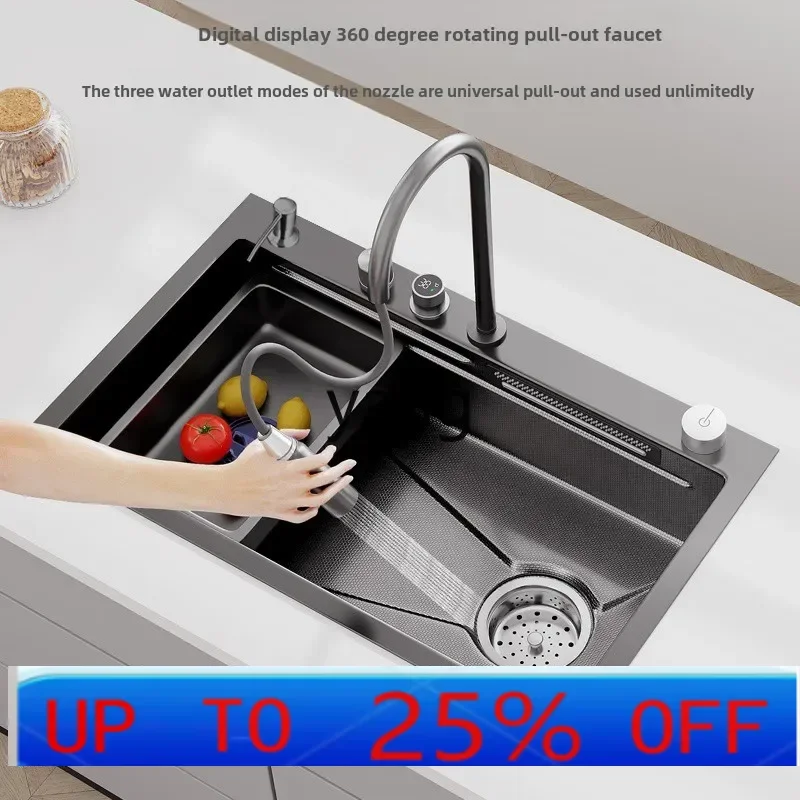 cx kitchen sink large single slot embossed small rice waterfall handmade stainless steel vegetable basin under the counter
cx kitchen sink large single slot embossed small rice waterfall handmade stainless steel vegetable basin under the counter