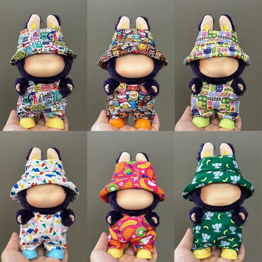 Luxury 17cm Doll Clothes Color Strap Pants Set Plush Doll Accessories Keychain Pendant Decor DIY Toy Dress Up No Shoes
Luxury 17cm Doll Clothes Color Strap Pants Set Plush Doll Accessories Keychain Pendant Decor DIY Toy Dress Up No Shoes
