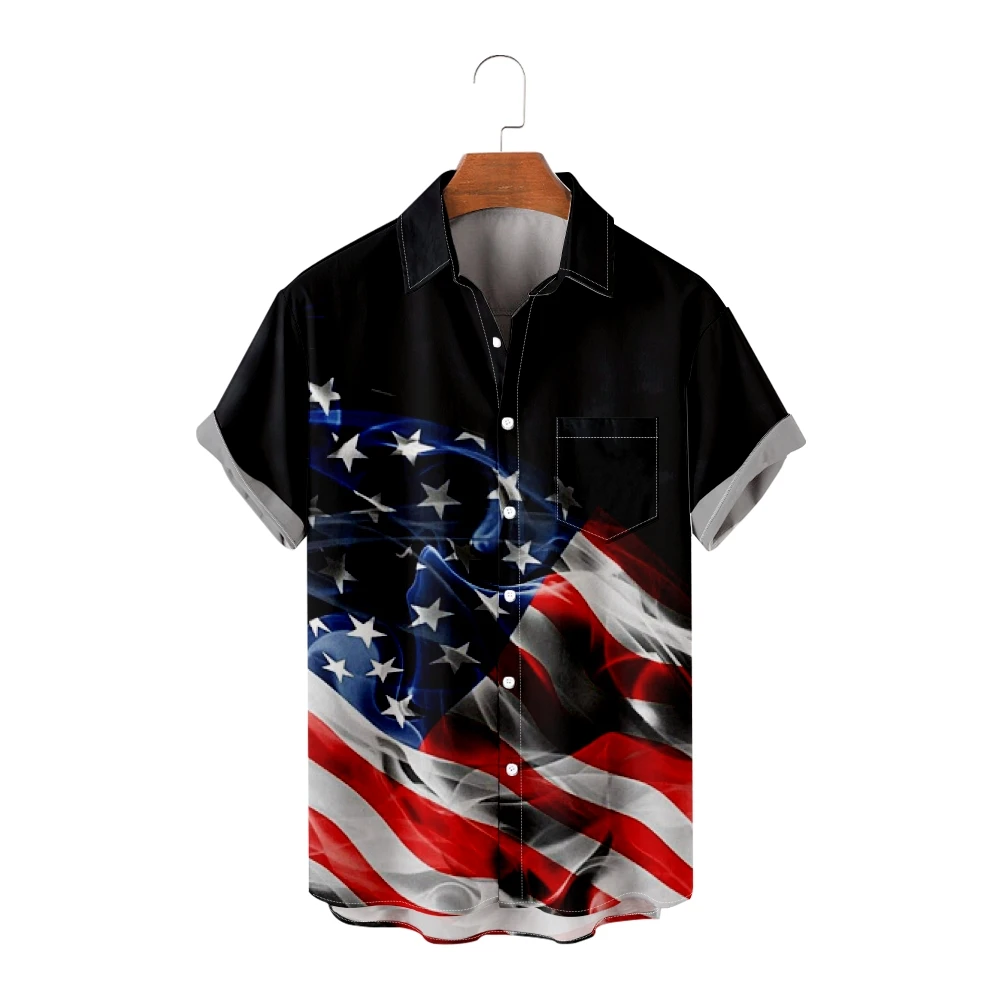 Men's Casual Shirts US Flag Print Vacation Casual Short Sleeve Shirts Cool Summer Tops Vintage Breathable Plus Size
Men's Casual Shirts US Flag Print Vacation Casual Short Sleeve Shirts Cool Summer Tops Vintage Breathable Plus Size