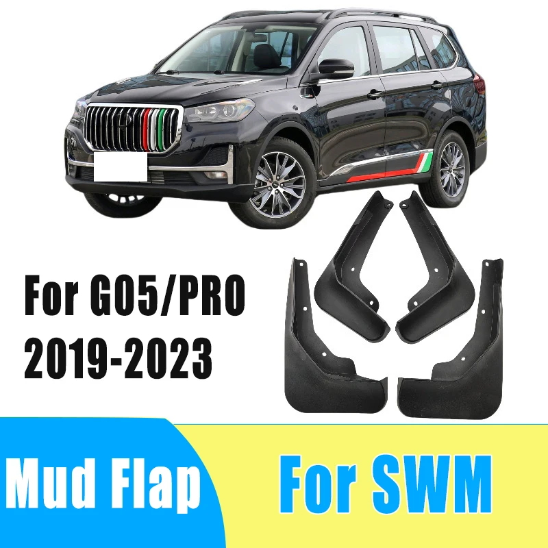 4pcs Auto Mudguard Waterproof Prevent Mud Splashing Car Mud Flap Fender Trim Accessory For SWM G05 PRO 2019-2023 2022 2021 2020
4pcs Auto Mudguard Waterproof Prevent Mud Splashing Car Mud Flap Fender Trim Accessory For SWM G05 PRO 2019-2023 2022 2021 2020