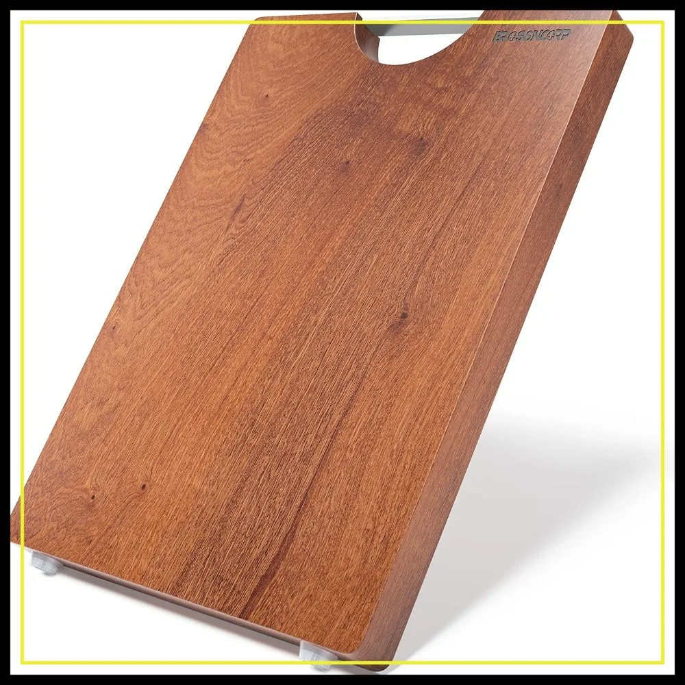 Real Solid Sapele Cutting Board, One Piece No Glue, Non Toxic, Heavy Duty Edge Grain, X-Large 17.71"x11.81"x1.18"
Real Solid Sapele Cutting Board, One Piece No Glue, Non Toxic, Heavy Duty Edge Grain, X-Large 17.71"x11.81"x1.18"