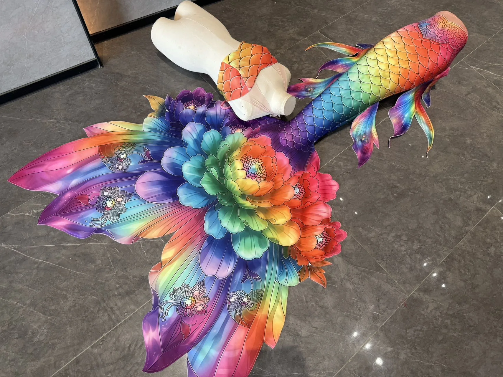 New European And American Rainbow Adult Mermaid Tail High-Definition, High-Quality, Comfortable Mermaid Costume For Underwater
New European And American Rainbow Adult Mermaid Tail High-Definition, High-Quality, Comfortable Mermaid Costume For Underwater
