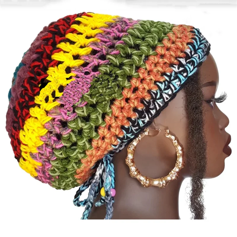 Handmade Women Beanie Hat Cross-border New Rasta Millinery Hats Hand-woven Fishnet Hollowed Fashion Retro
Handmade Women Beanie Hat Cross-border New Rasta Millinery Hats Hand-woven Fishnet Hollowed Fashion Retro