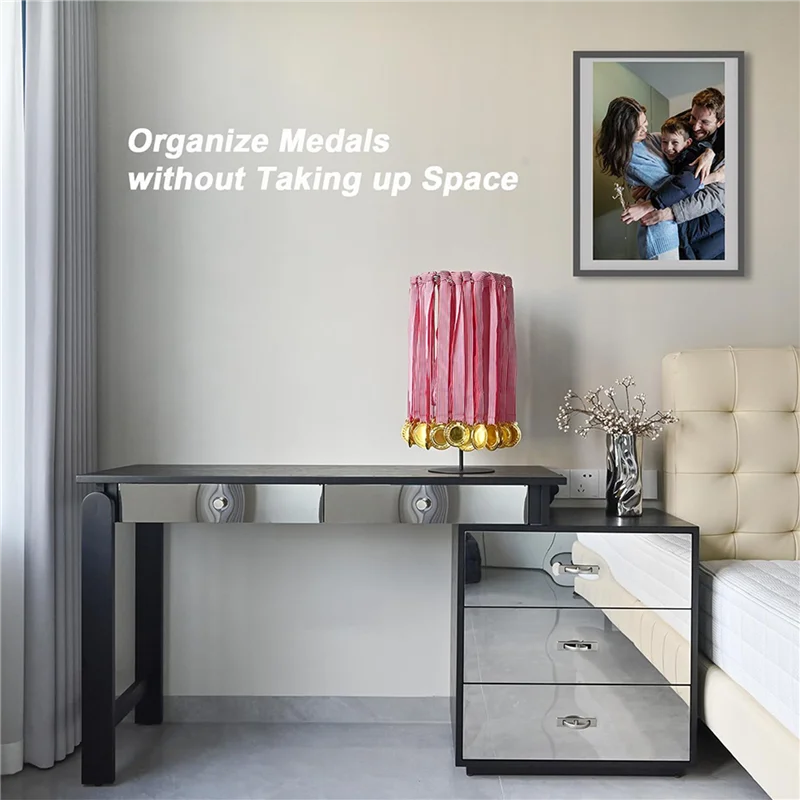 CQMF-2X Rotatable Medal Hangers Display, Tabletop Medal Holder Rack Over 45+ Medals Capacity, Ideal For Sports Marathon
CQMF-2X Rotatable Medal Hangers Display, Tabletop Medal Holder Rack Over 45+ Medals Capacity, Ideal For Sports Marathon