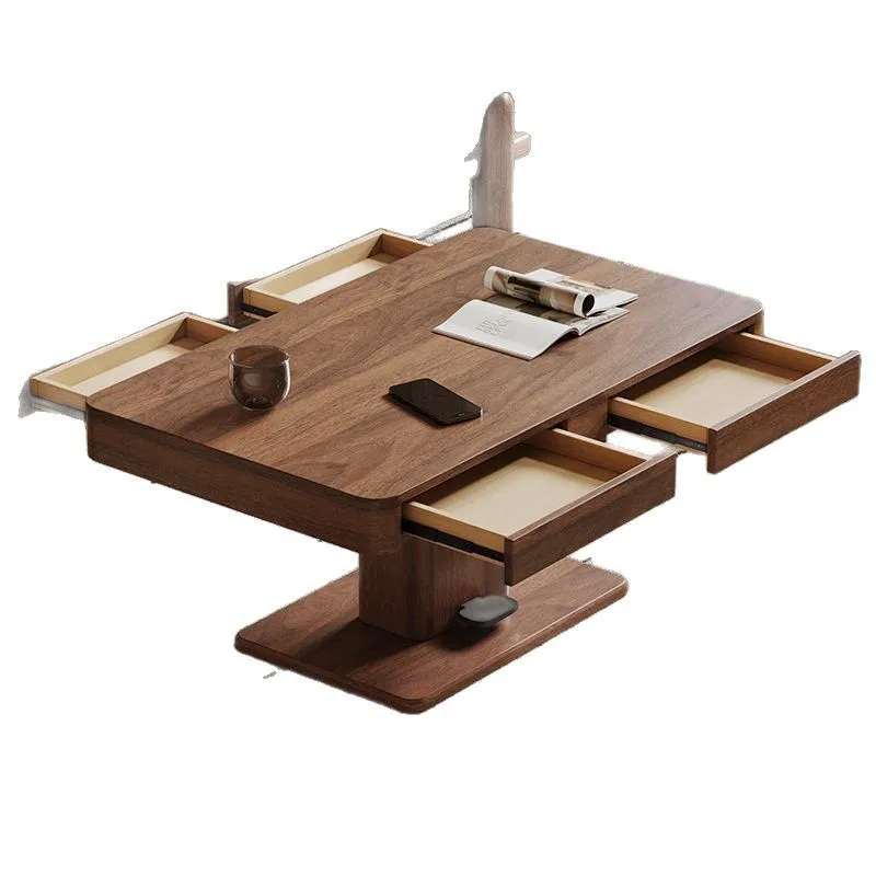 Living room household small apartment walnut multi-functional coffee table modern simple
Living room household small apartment walnut multi-functional coffee table modern simple
