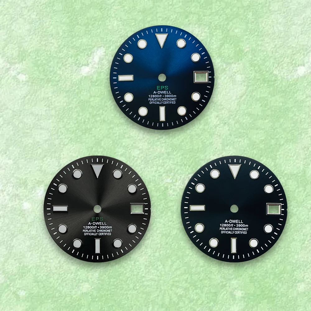 28.5mm S Logo Dial Suitable For NH35/NH36 Japanese Automatic Movement Green Luminous Watch Modification Accessories
28.5mm S Logo Dial Suitable For NH35/NH36 Japanese Automatic Movement Green Luminous Watch Modification Accessories