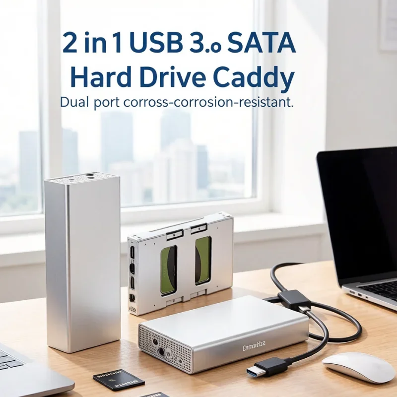 Max 20GB Disk Speed Support SAS Hard Drive Enclosure 2.5 3.5 Inch USB C 5Gbps External SAS SATA HDD Box
Max 20GB Disk Speed Support SAS Hard Drive Enclosure 2.5 3.5 Inch USB C 5Gbps External SAS SATA HDD Box