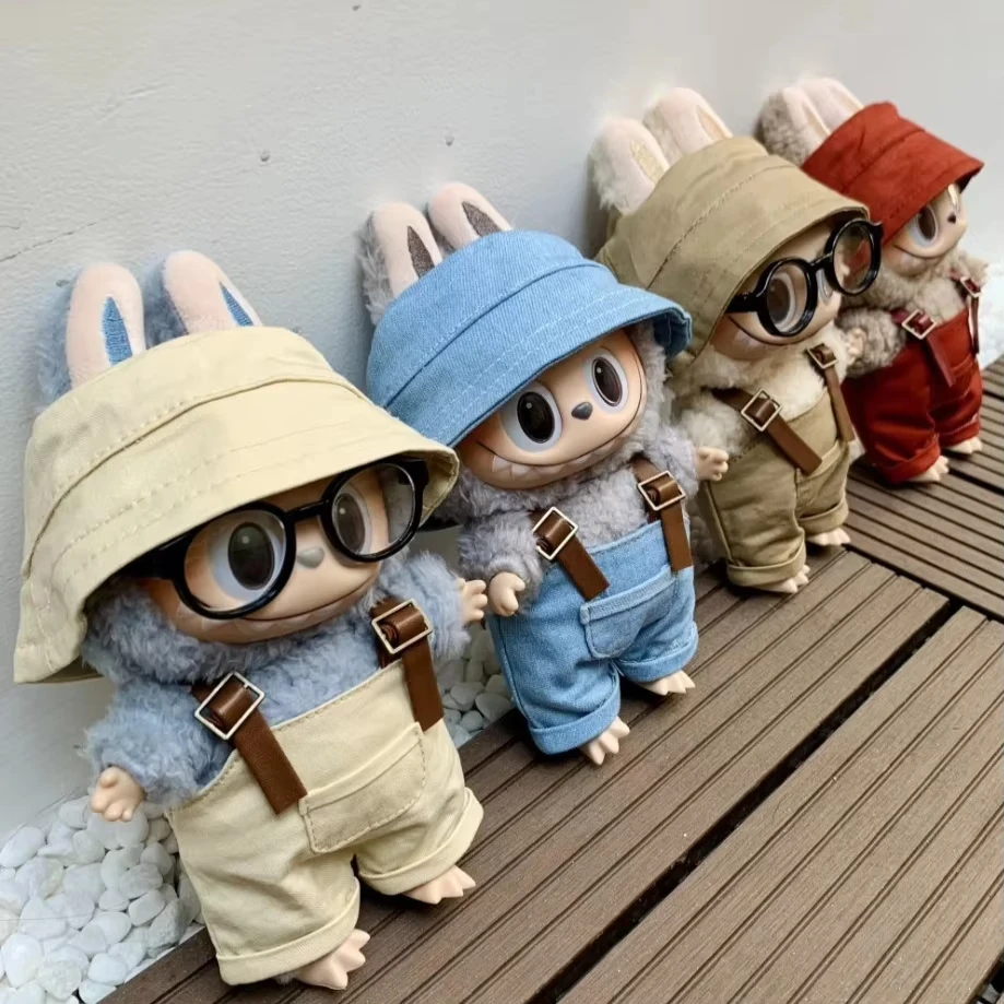 For Labubu/Cloths,Only Baby Clothes,The 17-Centimeter Second-Generation Seated Party Is Wearing A Cute Cartoon Plush Jumpsuit
For Labubu/Cloths,Only Baby Clothes,The 17-Centimeter Second-Generation Seated Party Is Wearing A Cute Cartoon Plush Jumpsuit