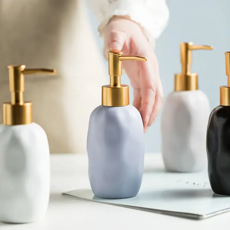 200ml Ceramic Soap Foam Dispenser Line Pattern Bubbly Bottle Hand Liquid Foaming Press Pump Empty Container for Bathroom Kitchen
200ml Ceramic Soap Foam Dispenser Line Pattern Bubbly Bottle Hand Liquid Foaming Press Pump Empty Container for Bathroom Kitchen