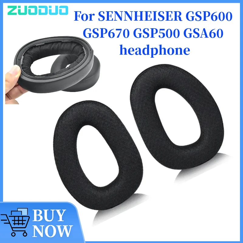 ZUODUO Replacement Leather Sleeve Cooling Gel Earmuff for SENNHEISER GSP600 GSP670 GSP500 GSA60 Headphones Comfortable to wearl
ZUODUO Replacement Leather Sleeve Cooling Gel Earmuff for SENNHEISER GSP600 GSP670 GSP500 GSA60 Headphones Comfortable to wearl