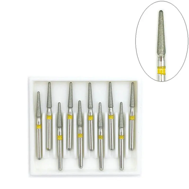 10pcs/box Dental Lab Diamond Burs High Speed Dentistry Bur for Teeth Whitening FG 1.6mm TR-24EF
10pcs/box Dental Lab Diamond Burs High Speed Dentistry Bur for Teeth Whitening FG 1.6mm TR-24EF