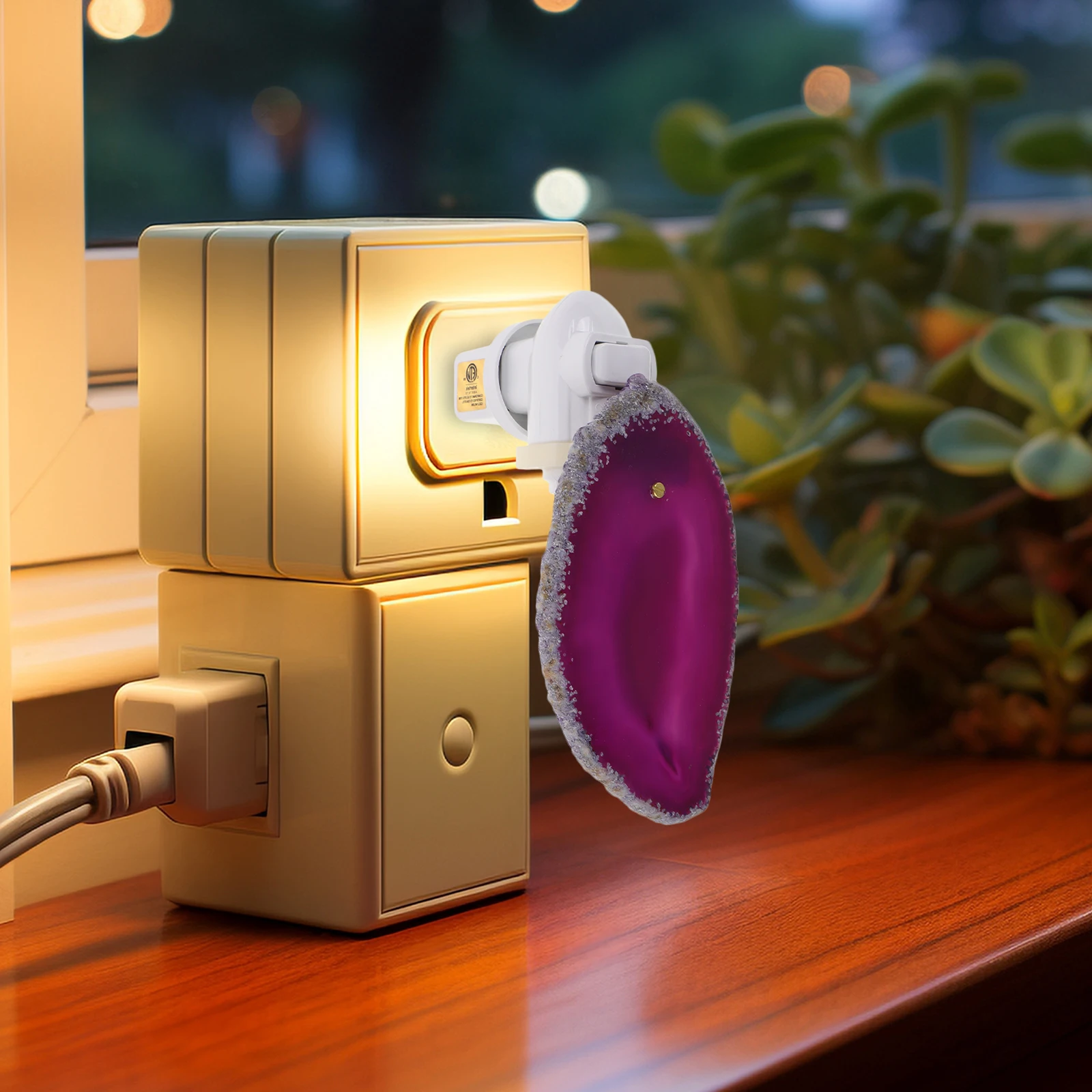 Crystal Night Light Decorative Plug Purple Bedside Home Decoration Soft Glow Natural Stone Ornament Bedroom Cozy Atmosphere
Crystal Night Light Decorative Plug Purple Bedside Home Decoration Soft Glow Natural Stone Ornament Bedroom Cozy Atmosphere
