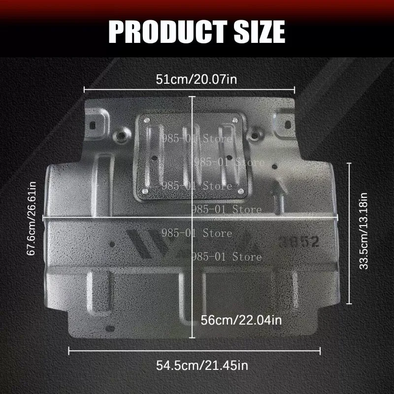 Engine Splash Guard FL3Z-5D032-D Lower Front Splash Shield Compatible with F-150 2018-2020
Engine Splash Guard FL3Z-5D032-D Lower Front Splash Shield Compatible with F-150 2018-2020