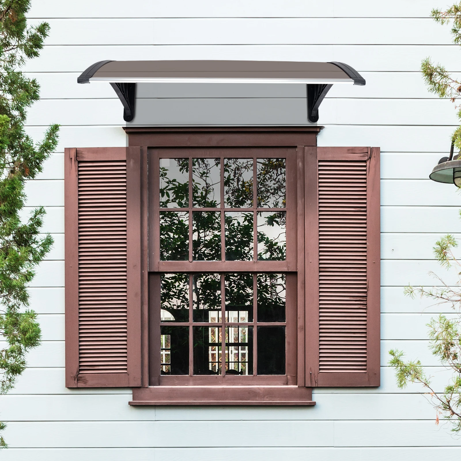 HT-100 x 96cm Household Application Door & Window Rain Cover Eaves Brown Board & Black Holder
HT-100 x 96cm Household Application Door & Window Rain Cover Eaves Brown Board & Black Holder