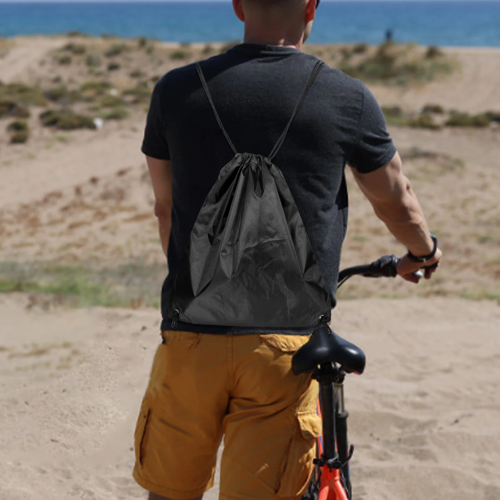 Cycling Storage Bag Large Capacity Lightweight Black Motorcycle Sports Travel Portable Drawstring ClosureHelmet Bag
Cycling Storage Bag Large Capacity Lightweight Black Motorcycle Sports Travel Portable Drawstring ClosureHelmet Bag