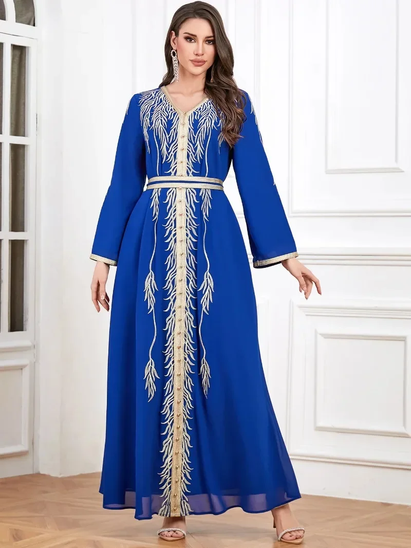 Beading Women Party Dress for Women Abaya Embroidery Eid Muslim Caftan Robe Jalabiya Dubai Vestidos Largos 2025 Ramadan Morocco
Beading Women Party Dress for Women Abaya Embroidery Eid Muslim Caftan Robe Jalabiya Dubai Vestidos Largos 2025 Ramadan Morocco